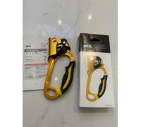 PETZL Unisex Steigklemmen Ascension sporting goods, Black Yellow, One Size UK