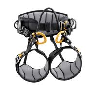 PETZL C069AA01 Unisex Harness, Black/Yellow, 1