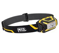 PETZL Distribution E069CA00 Compact Aria 1R Waterproof Headlamp - 450 Lumens - Black/Yellow - Battery Included