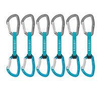 Petzl - Climbing Quickdraws - Pack 6 Djinn Axess Turquoise - Blue Blue 11 cm