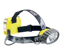 Petzl E69 P DUO Hybrid Waterproof Headlamp, Halogen/5 LED, Yellow
