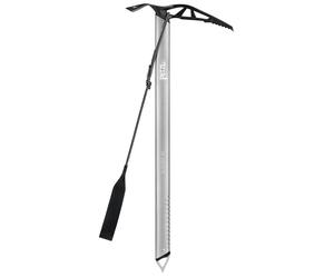 Petzl - Lightweight ice axe for glacier hiking with a Wrist strap - Glacier Linkin Gray - Size 68 cm - Grey Grey 68 cm