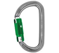 Petzl M34A PL Am'D PIN-LOCK Asymmetrical Aluminium Carabiner, Unlocked with A Tool, Grey