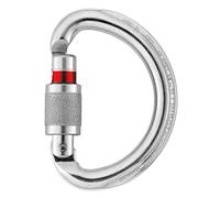 Petzl M37 SL OMNI Multi-Directional Semi-Circle Carabiner, Screw-Lock, Grey