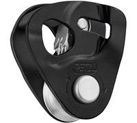 Petzl, Nano Traxion, Pulley Blocker Lightweight High-Performance, Black, One Size, Unisex-Adult
