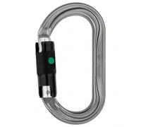 Petzl - OK Ball-Lock - Locking carabiner grey