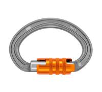 Petzl Omni Triact Lock Carabiner Grey Orange