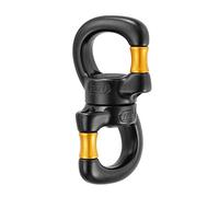 Petzl P58 SO OPEN Gated Swivel with Sealed Ball Bearings, Yellow/Black