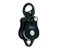 Petzl, Spin L2, Double Pulley With Very High Output With Walker, Black, One Size, Unisex-Adult