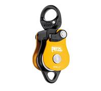 PETZL, Spin L2, Double Pulley With Very High Output With Walker, Yellow, One Size, Unisex-Adult