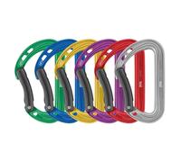 Petzl Spirit Bent Gate Carabiner - 6 Pack - Lightweight - Keylock System
