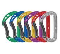 Petzl Spirit Bent Gate Carabiner - 6 Pack Multicolour