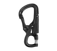 PETZL Unisex's Eashook Open Accessory for Climbing, Black, UNI