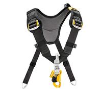 PETZL Unisex's Top Croll S Harness, Black/Yellow, UNI