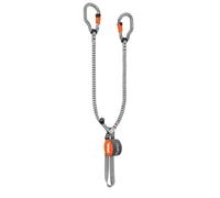 PETZL - Via Ferrata Scorpio Vertigo Lead - from 40 to 120 kg, Orange, 365 g