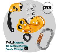 Petzl ZigZag + Chicane + OK Triact-Lock Carabiner Set - Arborist Tree Climbing K