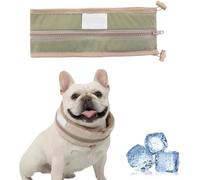Petzymart Cool Loop,Petzymart Cooling Collar, Cooling Collar For Dogs, Summer Fashion Breathable Ice Scarf, Medium And Large Puppies To Cool Down Going Out,L,Green