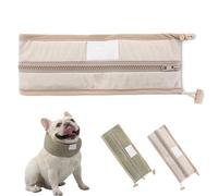 Petzymart Cool Loop, petzymart cooling collar for dogs with ice packs,Medium and Large Puppies to Cool Down Going Out (Brown)