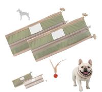 Petzymart Cool Loop, Petzymart Coolloop, Cooling Collar Instant Chill Adjustable Reusable, Summer Ice Scarf is Suitable for Puppies to Cool Down Going (Green-2pcs,Medium)