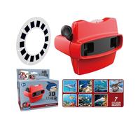 Peufcmi 3D Viewer,3D Dinosaur Themed Educational Toys - Portable Interactive Projector Toy | for Kids Adults Boys Girls Classroom Home Preschool Living Room Kindergarten Bedroom Holiday