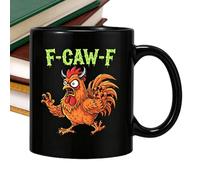 Peufcmi Chicken Coffee Mug, 11oz Ceramic Drinkware, Drinking Cups Halloween, for Wine Juice Study Living Room Halloween Teachers Students Office Restaurant Hotel Birthday Christmas Collectors