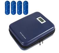 Peufcmi Cool Bag,Pill Cold Bag for 9-12 Hours | Temperature Display Cooling Case Box for Outdoor Home Storage Camping Daily Travel Business Trip Hiking