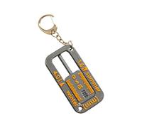 Peufcmi Key Chain | Measure Tool,Keychain Charm - for Motorcycle Van Car Auto Maintenance Safety Inspection Handbag Purse Wallet Backpack Women Men