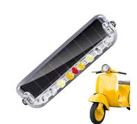 Peufcmi Lights for Trucks, Solar Traffic Advisor Warning Light Bar, High Visibility LED Mini Safety Grille Light Head Beacon Hazard Warning Lights