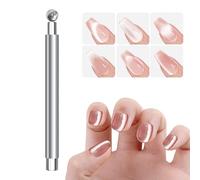 Peufcmi Nail Magnet | Kitten Eye Nail Craft Magnet with 2 Tips | Ergonomic Grip Multi-Functional Beauty Accessories for Gathering Salon Studio Dating Fingernails Polish