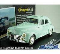 PEUGEOT 203 MODEL CAR 1:43 SCALE IXO ATLAS GREEN SALOON FRENCH K8