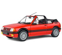 Peugeot 205 Convertible red diecast modelcar 421189000 Solido 1:18