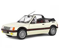 Peugeot 205 Convertible white diecast modelcar 421189100 Solido 1:18