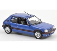 PEUGEOT 205 GTi 1.9l bleu Miami & déco PTS 1/43