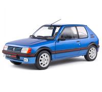 Peugeot 205 GTI blue metallic diecast modelcar 421186300 Solido 1:18