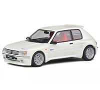 Peugeot 205 GTI DIMMA white diecast model car S4310801 Solido 1:43