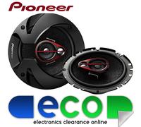 Pioneer 3 Way 17 cm 540 Watts Front Door Speakers+Wires Fits VW Polo 6N2 99-01