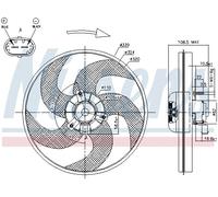 PEUGEOT 206 Fan Assembly CC 2000-