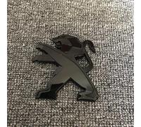 Peugeot 207 208 Emblems - Zinc Car Logos, Self-adhesive Detachable Interior Car Accessories, Black