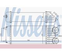 NISSENS 96612 Intercooler