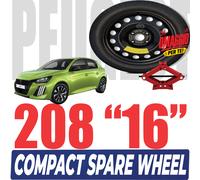 Spare Wheel Peugeot 208 16" 125/85 R16 Free Jack DOT2025 4 Holes