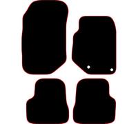 Peugeot 208 2020+ Onwards Car Mats UK-Made Tailored Fit Carpet Floor Mats Full Coverage Compatible Accessory Red Trim