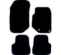 Peugeot 208 2020+ Onwards Car Mats UK-Made Tailored Fit Carpet Floor Mats Full Coverage Compatible Accessory Blue Trim