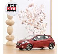 Peugeot 208 GTI 200THP Ruby Red 1:18 Scale Norev Model Diecast Model