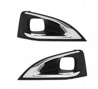 Peugeot 3008 17-21 Front Bumper Grille Set With Fog Lamp Holes