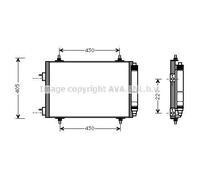 PRASCO PEA5209D Air conditioning condenser