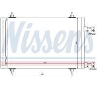 NISSENS 94758 Air conditioning condenser