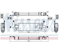 NISSENS 96086 Intercooler