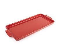 PEUGEOT 60725 Appetizer Platter 40.2cm-14.5", Ceramic, Red