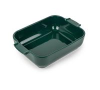 Peugeot Appolia ceramic dish 13x22 cm Forest green