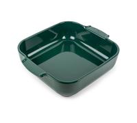 Peugeot Appolia ceramic dish 18x21 cm Forest green